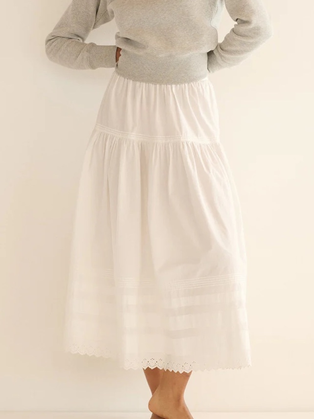 Doen Sebastiane Skirt in Powder